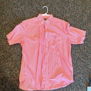 Large short-sleeve button down shirt